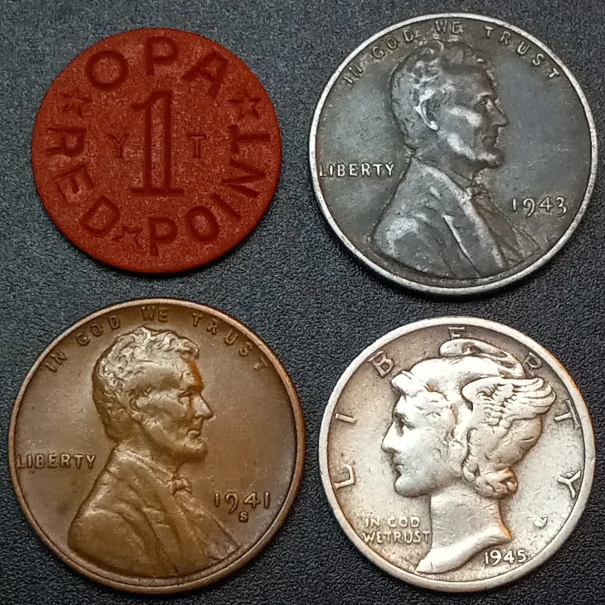 Silver 1945 Mercury Dimes (1916-1945) for sale | eBay