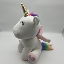 Rainbow Golden White 13 Unicorn Plush Toy Birthday Gift Hearts