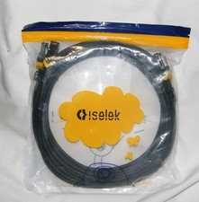 CAT 7 30 AWG Shielded PVC Black Patch Cables  2 14 ft pieces in bag