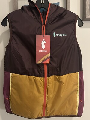 Cotopaxi Teca Cálido Reversible Hooded Vest Wise River Womens XS New NWT