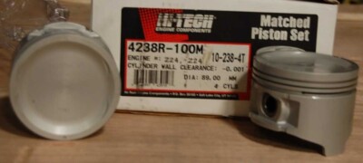 Hi-Tech 4238R-100M (.040) Set of 4 Pistons Fits Z24 Engine