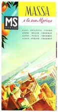 Vintage Marina di Massa Italy Travel Brochure Photo Images 1960s 