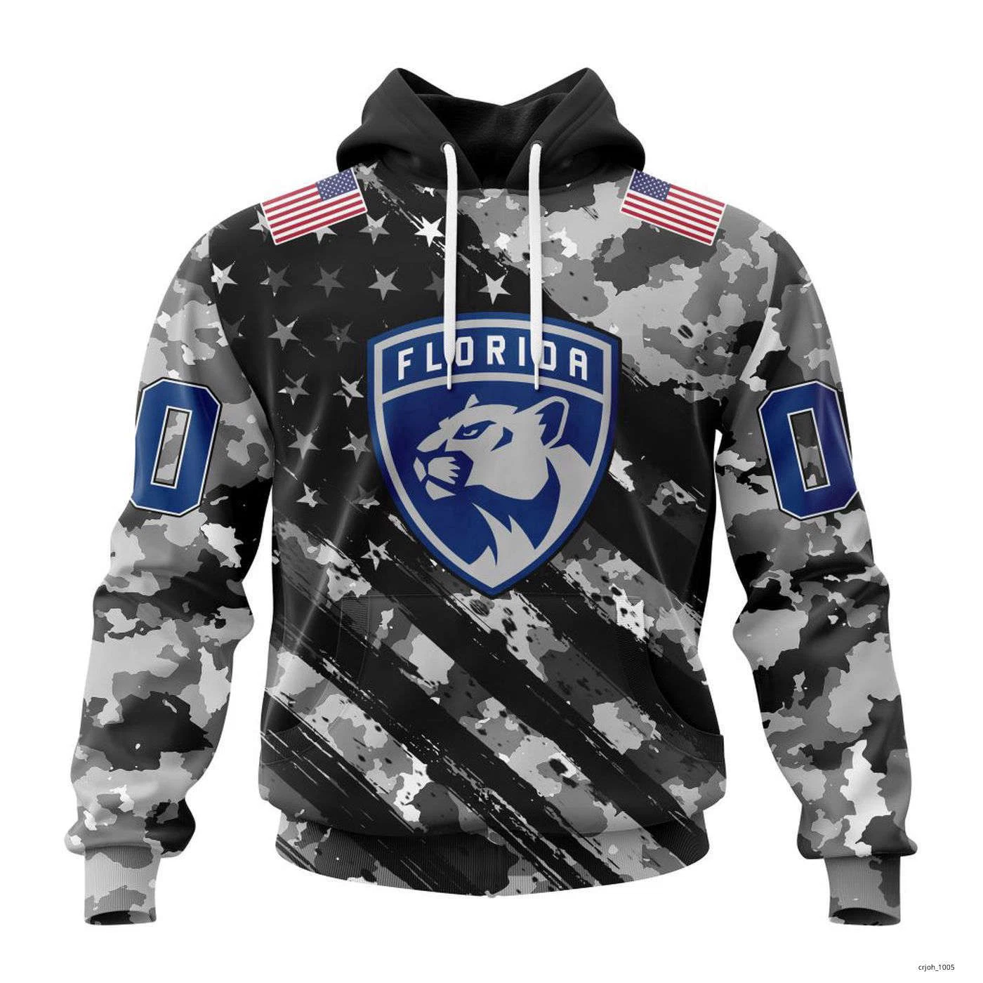Personalized Florida Panthers Special Camo Military 3D Hoodie