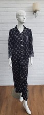woman pyjamas set Medium Black White for Gift