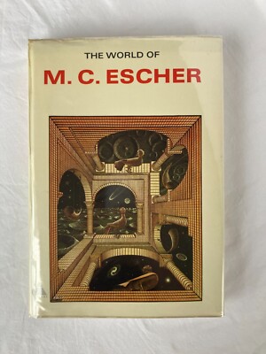 The World of M.C. Escher  - Locher - Harry Abrams - 1971 HC/DJ + Clear Cover