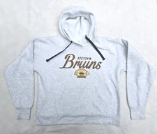Fanatics Authentic Boston Bruins Embroidered Womens Retro 1920's Hockey Hoodie M