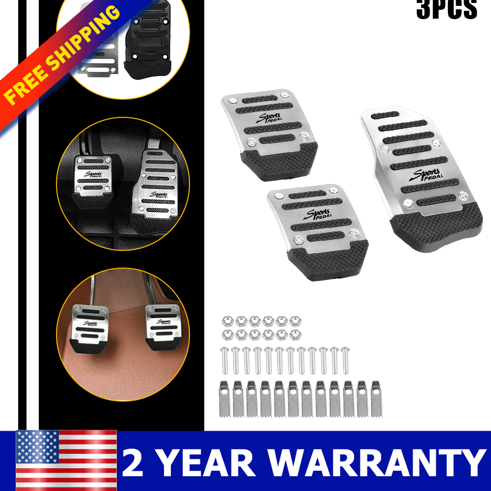Silver Universal Car Accessories Parts Non Slip Manual Gas