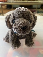 Ty Beanie Buddies Frisbee The Weimaraner Puppy Dog Gray - Bday:6.29.2001