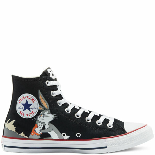 Size  - Converse Chuck Taylor All Star High x Looney Tunes 80th  Anniversary - Bugs Bunny's Mischiefs 2020 for sale online | eBay
