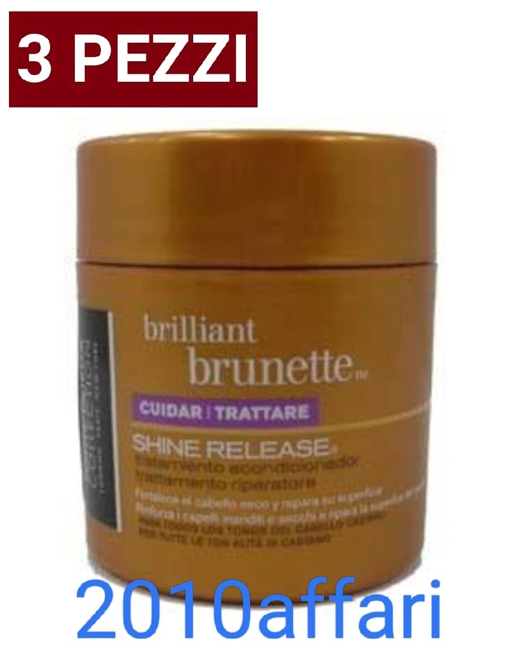 JOHN FRIEDA Brillante Brunette Shine Release Traitement Réparateur - 3 Pièces - Photo 1/1