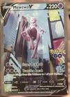 Mewtwo V 72/78 Full Art Pokemon Go