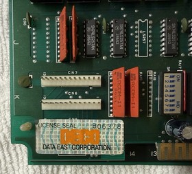 Gondomania Data East arcade video game board Jamma