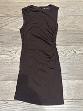 Zara Brown Sheath Dress