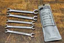 Craftsman 5 Piece Metric Flare Nut Line Wrench Set 9mm - 21mm Usa Nice Shape