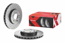 2x BREMBO Bremsscheibe XTRA LINE - Xtra 09.B344.4X für MERCEDES KLASSE W176 W246