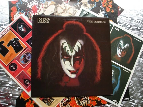 KISS ~ Gene Simmons Solo ~  1978 LP w/Poster & Order Form  Casablanca ‎NBLP 7120