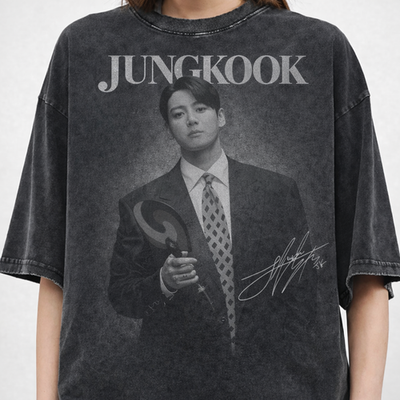 ARIRANG JUNGKOOK Tシャツ　Mサイズ BTS JUNGKOOK JK VINTAGE WASHED T-SHIRT UNISEX ARIRANG CONCERT