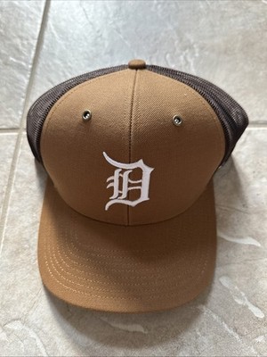 帽子 Carhartt 47 brand Detroit tigers J dilla Detroit Tigers Carhartt x '47 Trucker Adjustable Snapback Hat Cap