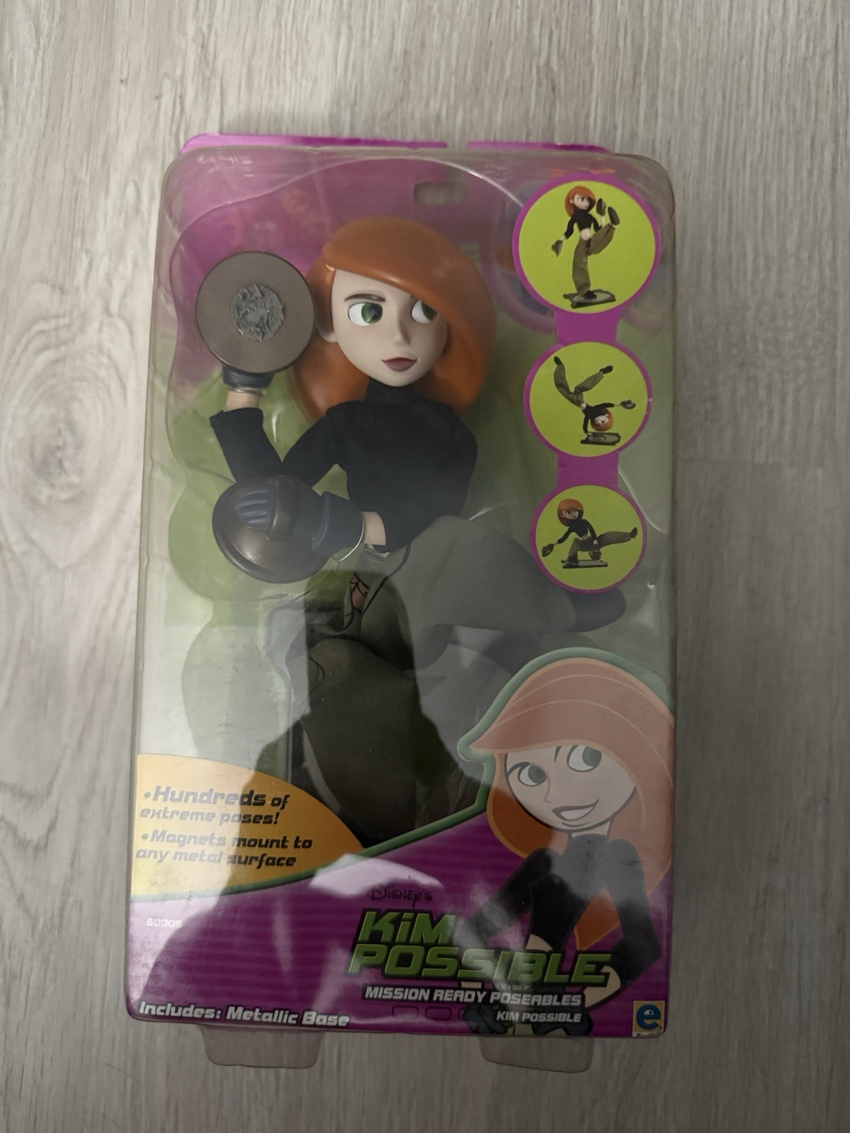 Disney KIM POSSIBLE MISSION READY POSEABLES  abc Kid Box Slightly Open At Top