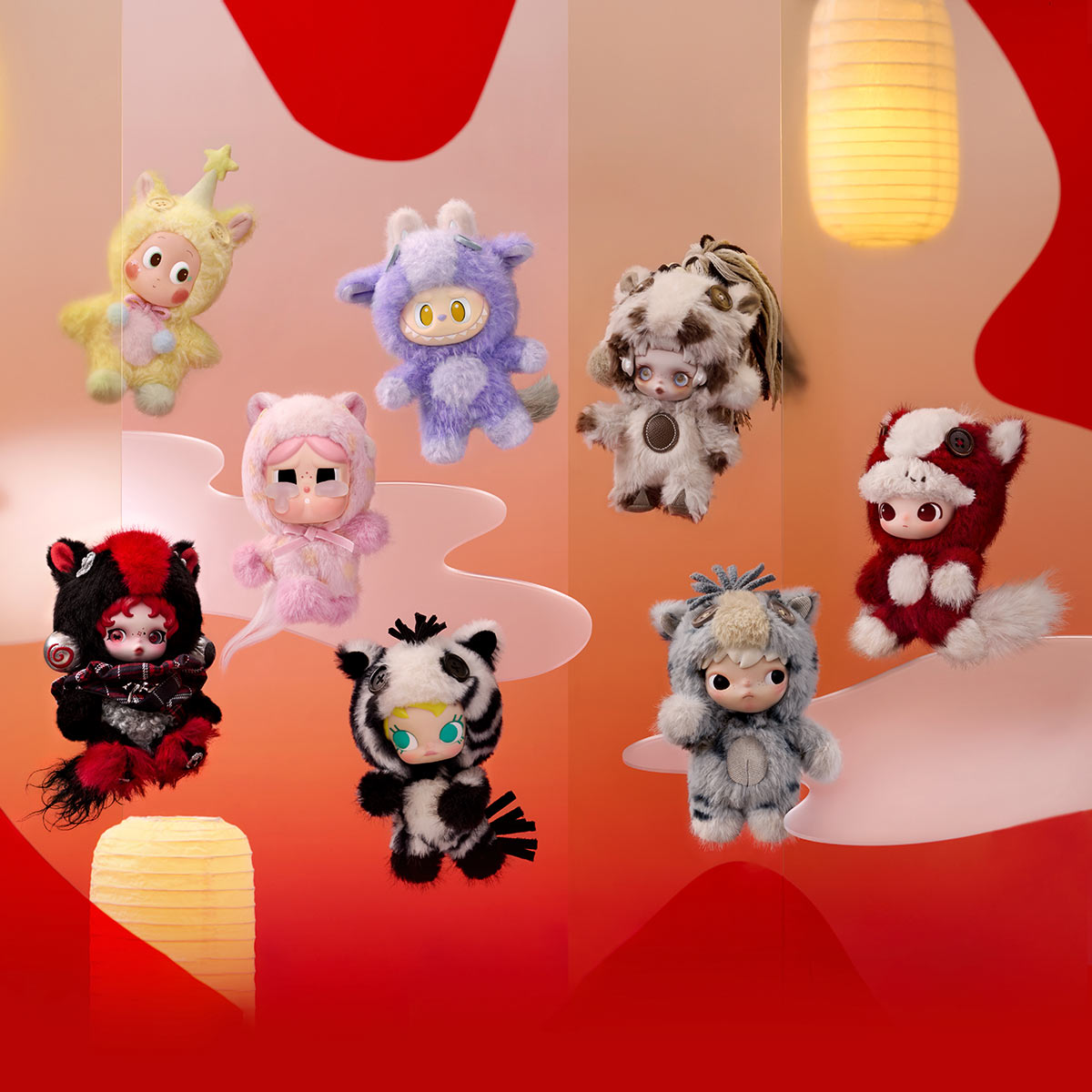 POP MART Have a Good Run Series - Plush Pendant Blind Box 5.91