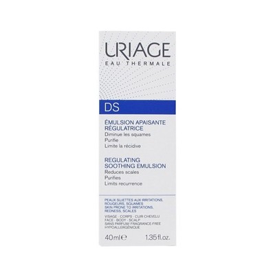 URIAGE D.S. Regulating soothing emulsion Reduce redness Itching Seborrheic 40ML