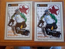 Roberto Luongo Pinnacle Beehive 5 x 7 Signature rookie card 69  + RC HOF. rookie card picture