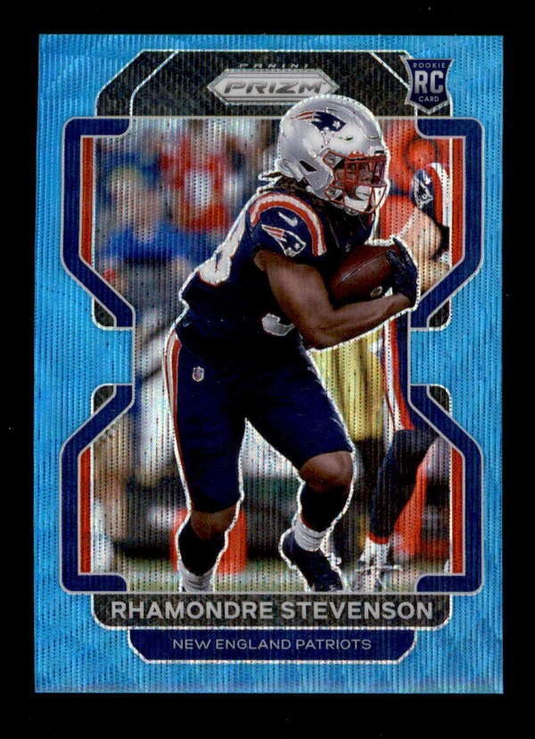 RHAMONDRE STEVENSON 2021 PANIIN PRIZM #367 BLUE WAVE PARALLEL #195/199 BF8727