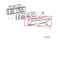 Rahmen Bild Instrument Fiat Tempra Original 9943229