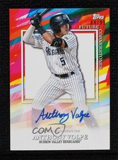 2022 Topps Pro Debut Future Cornerstones 84/99 Anthony Volpe #FC-AV Auto uk2