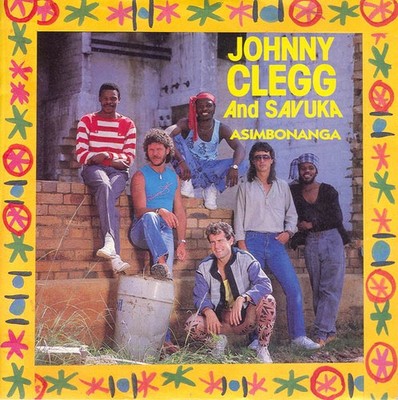 Johnny Clegg  Savuk - Asimbonanga - Used Vinyl Record 7 - G8100z