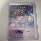 Panini Court Kings Holding Court Mark Aguirre Pistons Violet /35 Autograph