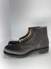 PA DOC PCI Inmate Leather Prison Work Boots Sz 9 E Excellent Shape See Pics OBO