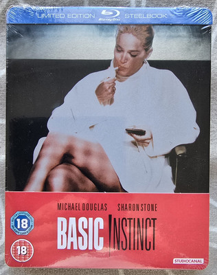 Basic Instinct - Blu-Ray Steelbook-Von Zavvi inkl, Deutsche Tonspur - Nagelneu!