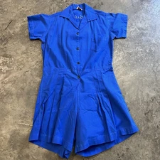 Vintage 1940s 50s Falcon Gym  romper chain stitching