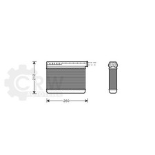 Wärmetauscher Innenraumheizung für BMW 5er Touring 525tds Bj.97-04