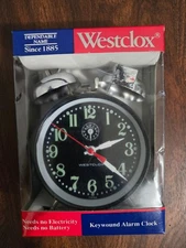 WESTCLOX Double Bell Alarm Clock Brand new