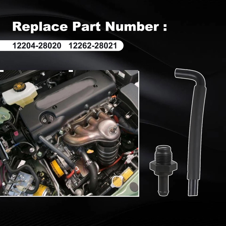 PCV Valve & PCV Pipe Kit for 2002-2009 Toyota Camry 2010-2012 Lexus HS250h - Image 3 of 4