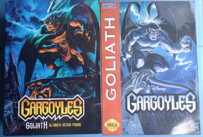 NECA Gargoyles Goliath Action Figure Lot MIP MIB Disney Ultimate & Sega Genesis