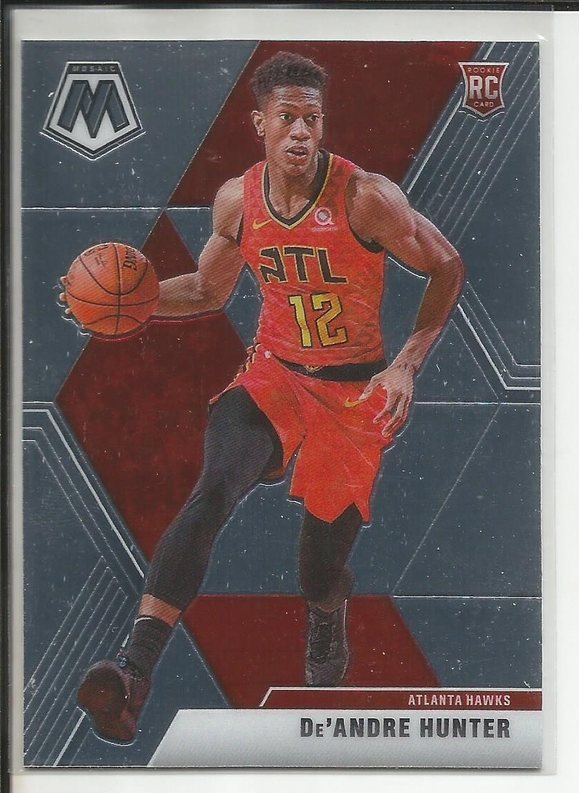 2019-20 Panini Mosaic De'Andre Hunter Rookie Card #239 RC - Atlanta Hawks