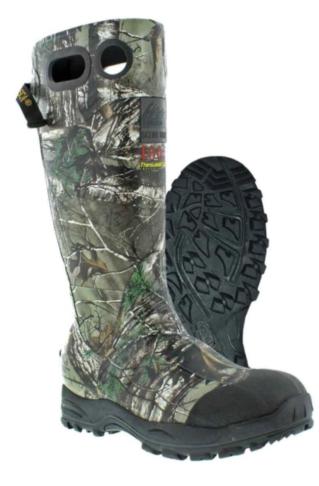 Itasca 1000g Thinsulate Ultra Swampwalker Realtree Rubber Hunting Boots 13 - Image 3 of 4