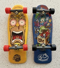 TECH DECK SANTA CRUZ x THE SIMPSONS JEFF GROSSO ROSKOPP PARODIA FINGER SKATEBOARD