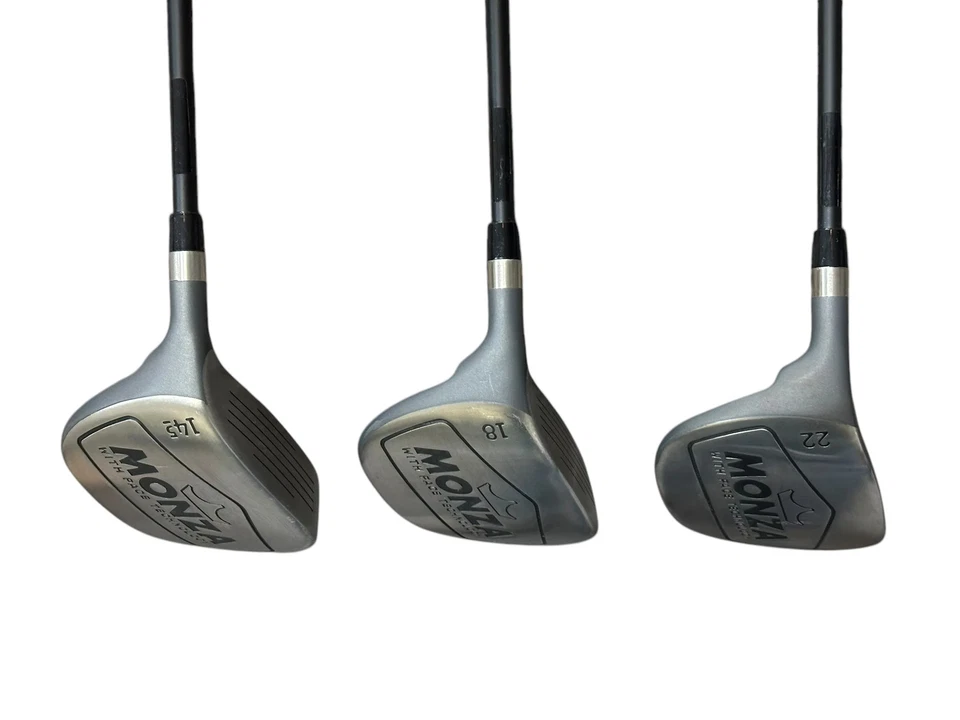 Juego de madera Monza LH 14,5° 18° 22° con varillas flexibles Monza Senior HC empuñaduras Manza Foto 4 de 4