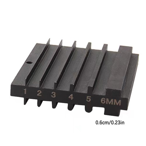 Leather Sharpener Guide, Durable Edge Skiving Grinding Tool U Shaped Slot For Chamfering Black Quadrate Slot