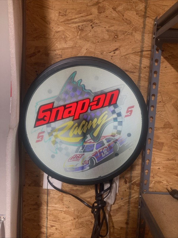 Snapon Lighted Vintage Clock