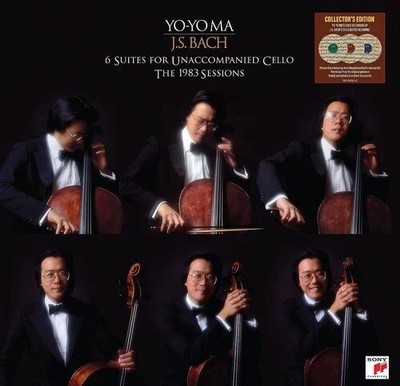 J.S. Bach - 6 Suites for Unaccompanied Cello - 1983 Sessions 3LP 12'' vinyl - NEW