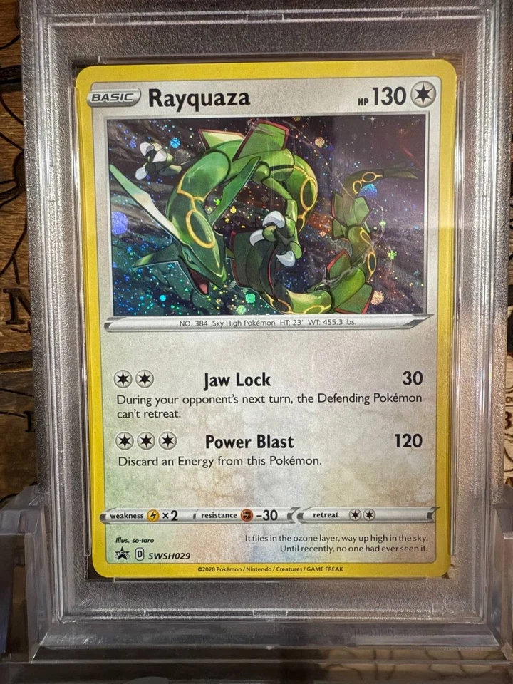 Rayquaza SWSH029 SWSH: Sword & Shield Promo Cards Holo PSA 10 - Image 2 of 3