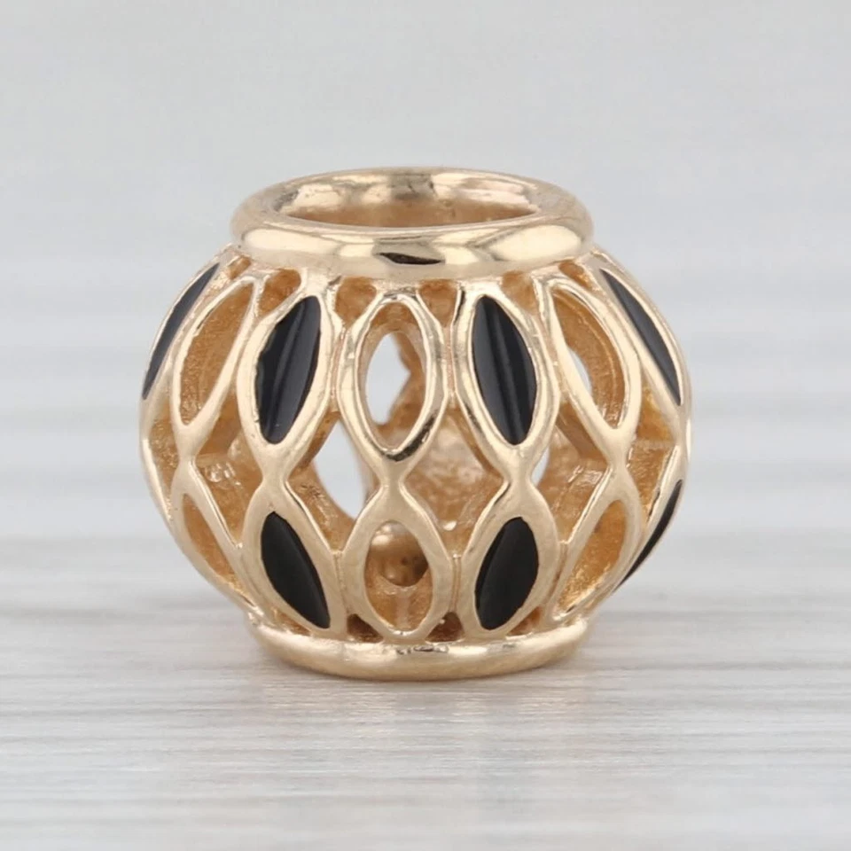 Authentisch Pandora 750814EN16 Königliche Victorian Anhänger 14k Gold Retired