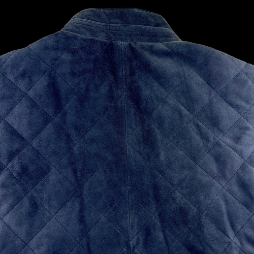 Peter Millar Crown Goat Suede Quilted Lux Full Zip Vest Jacket Large $895 - Picture 9 of 11