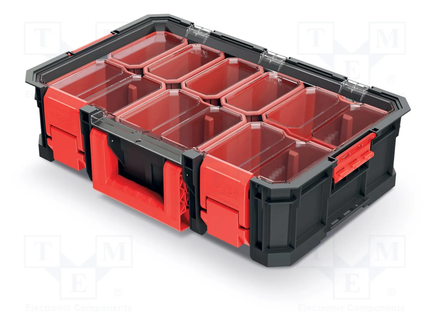 Kistenberg Mehrfarbig Organizer Sortimentsbox Werkzeugkiste Kleinteilebox Mit Trennwänden, Version: Kms553515b, 517 X 331 X 134 - Bild 2