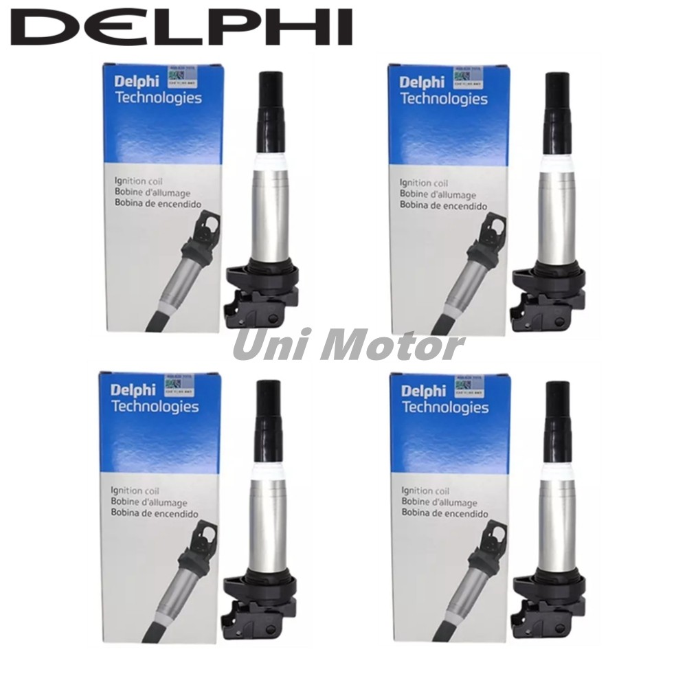 4 pcs OEM Delphi Ignition Coils for BMW 120i 320i 328i 420i 428i 528i X1 X3 X4